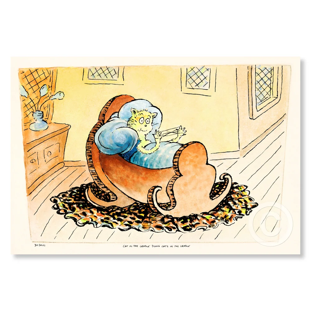 Cat In The Cradle Doing Cat S In The Cradle The Art Of Dr Seuss Collection Published By Chaseart Companies