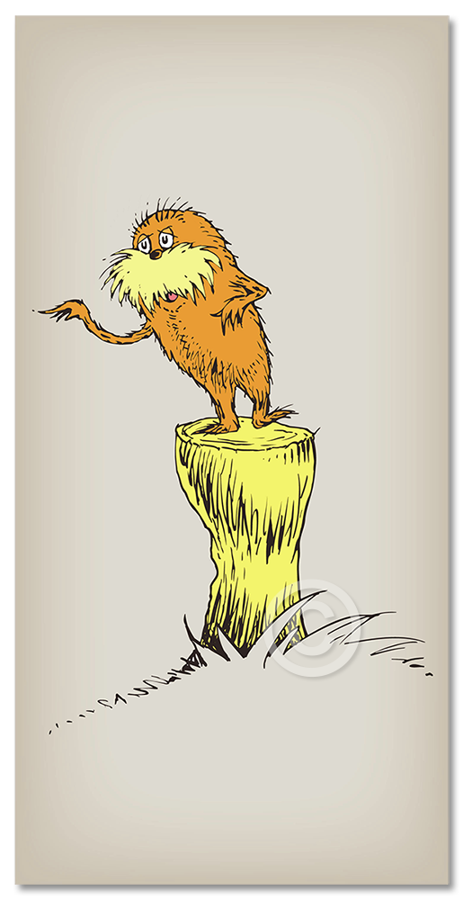 Lorax 50th Anniversary Print