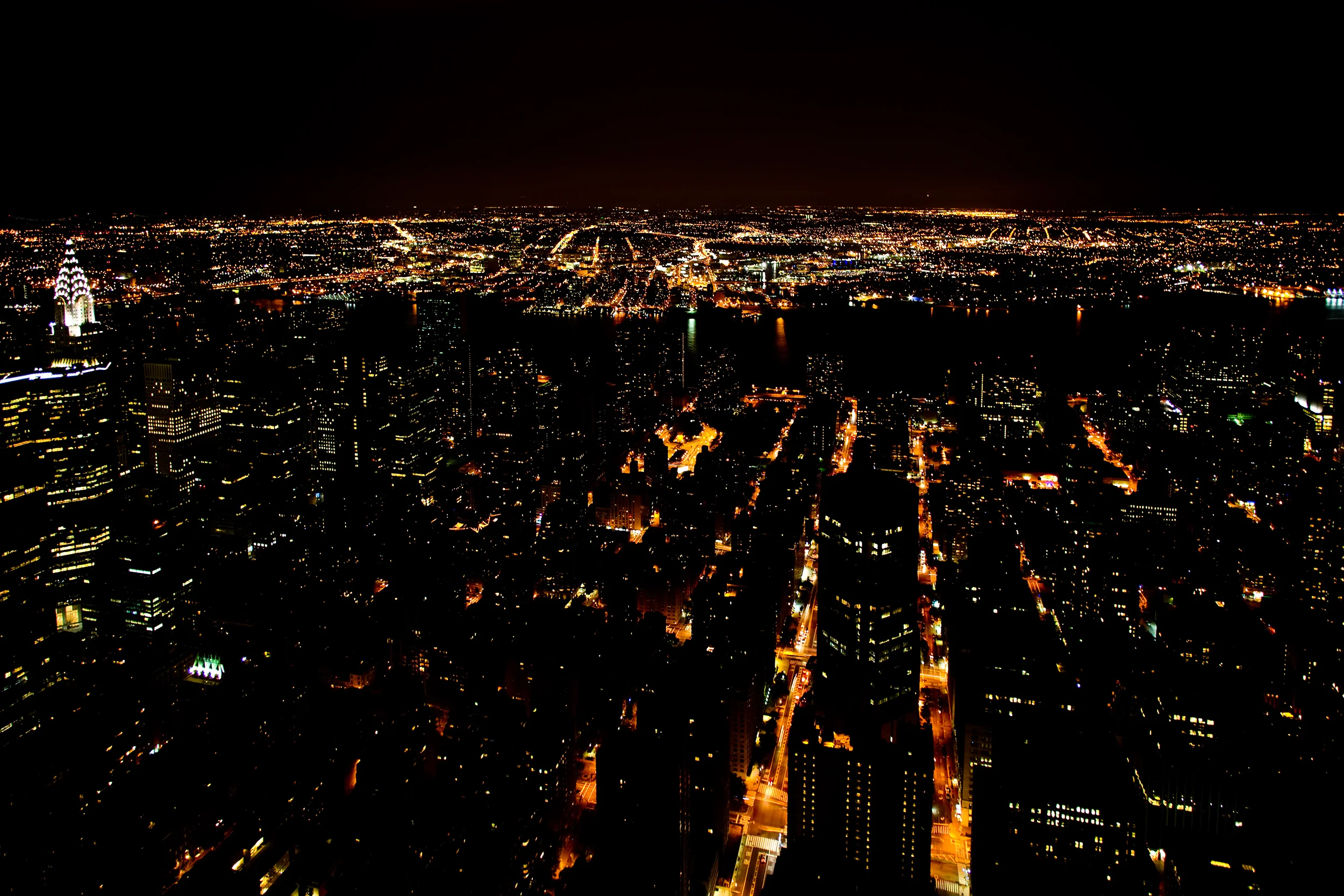 view from empire state building - new york