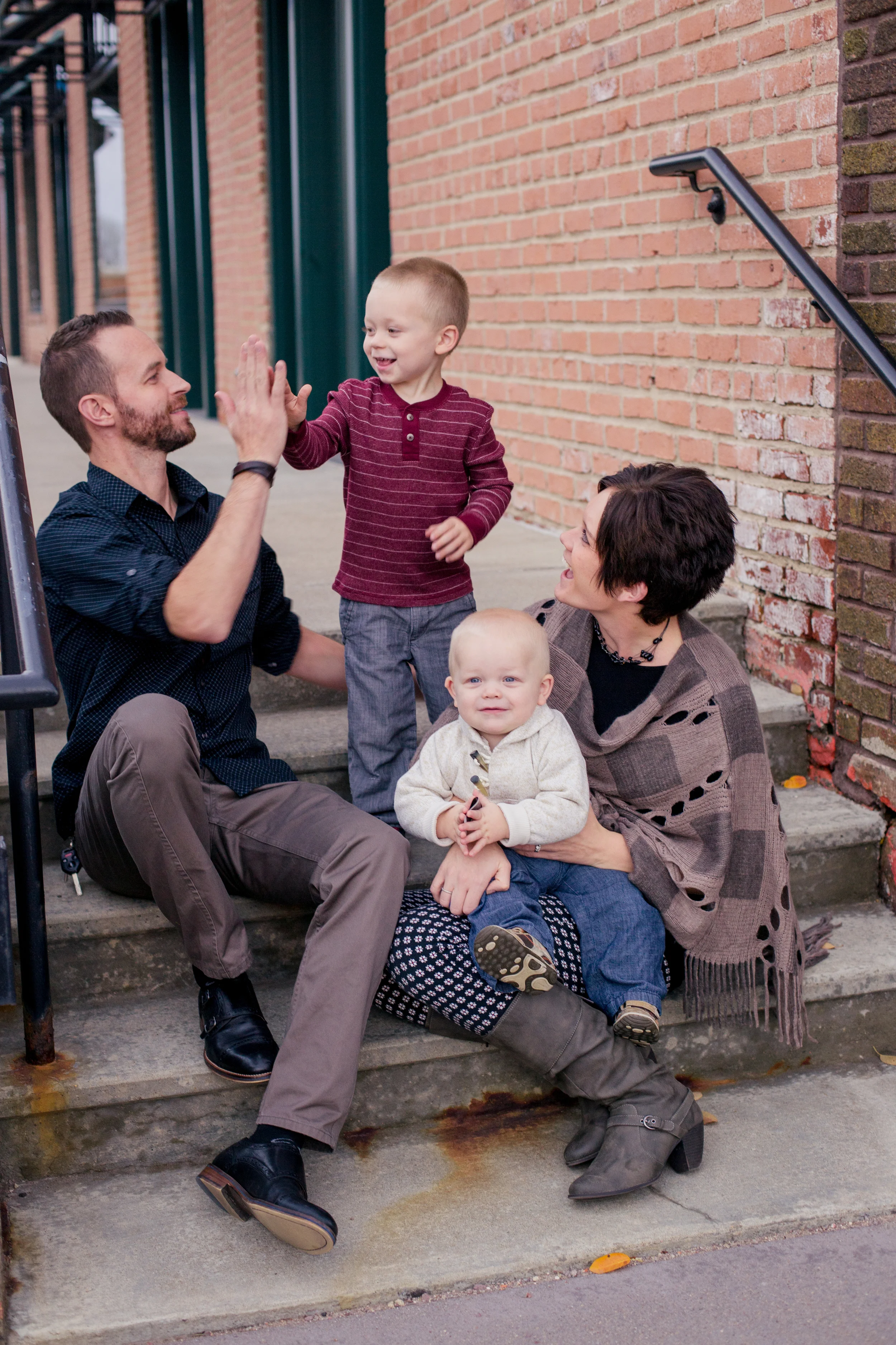 Jason, Nicole and their two kids: Finley and Emmett
