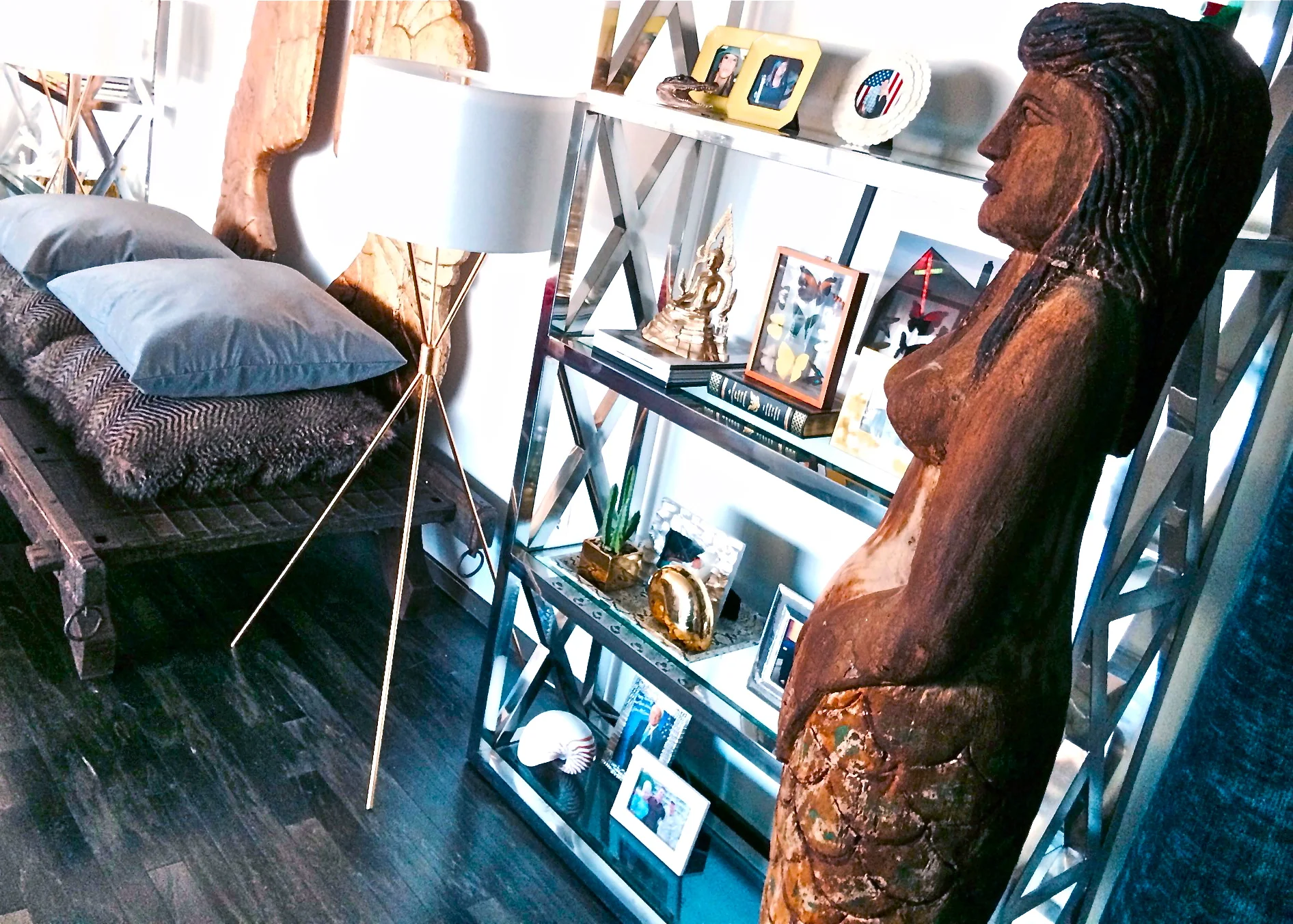 Meditation Hall to Bedroom Transition