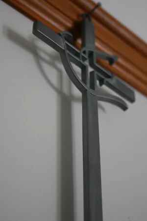 Cross detail in the church
