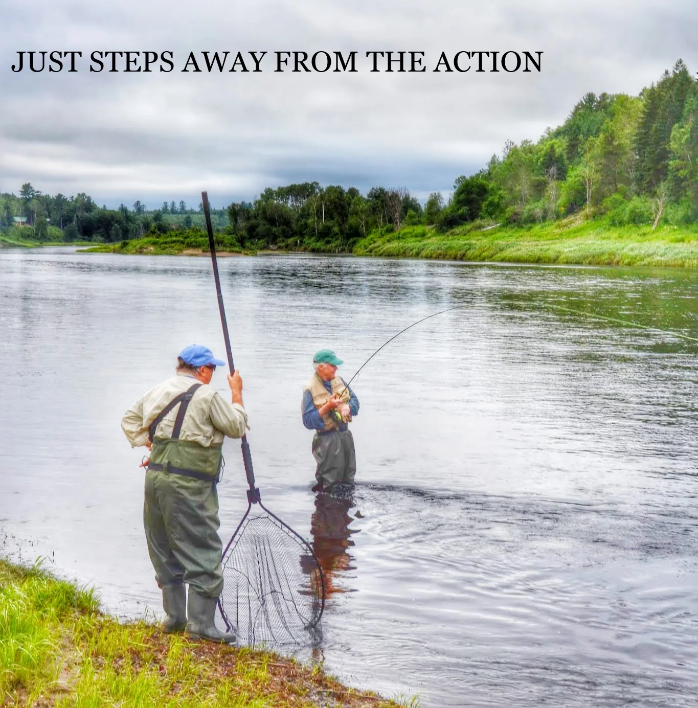 JUST STEPS AWAY FROM THE ACTION