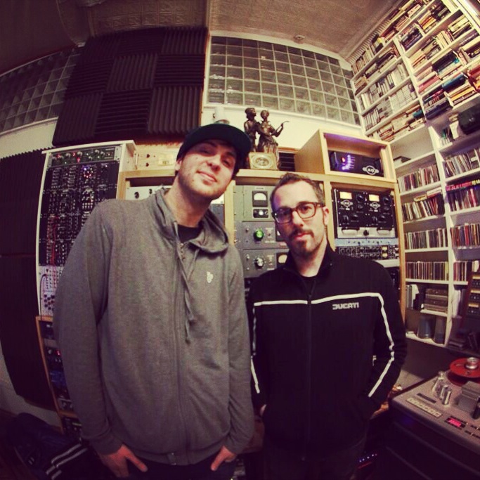 Derek (Pretty Lights) and Joel at Original Studio G Brooklyn