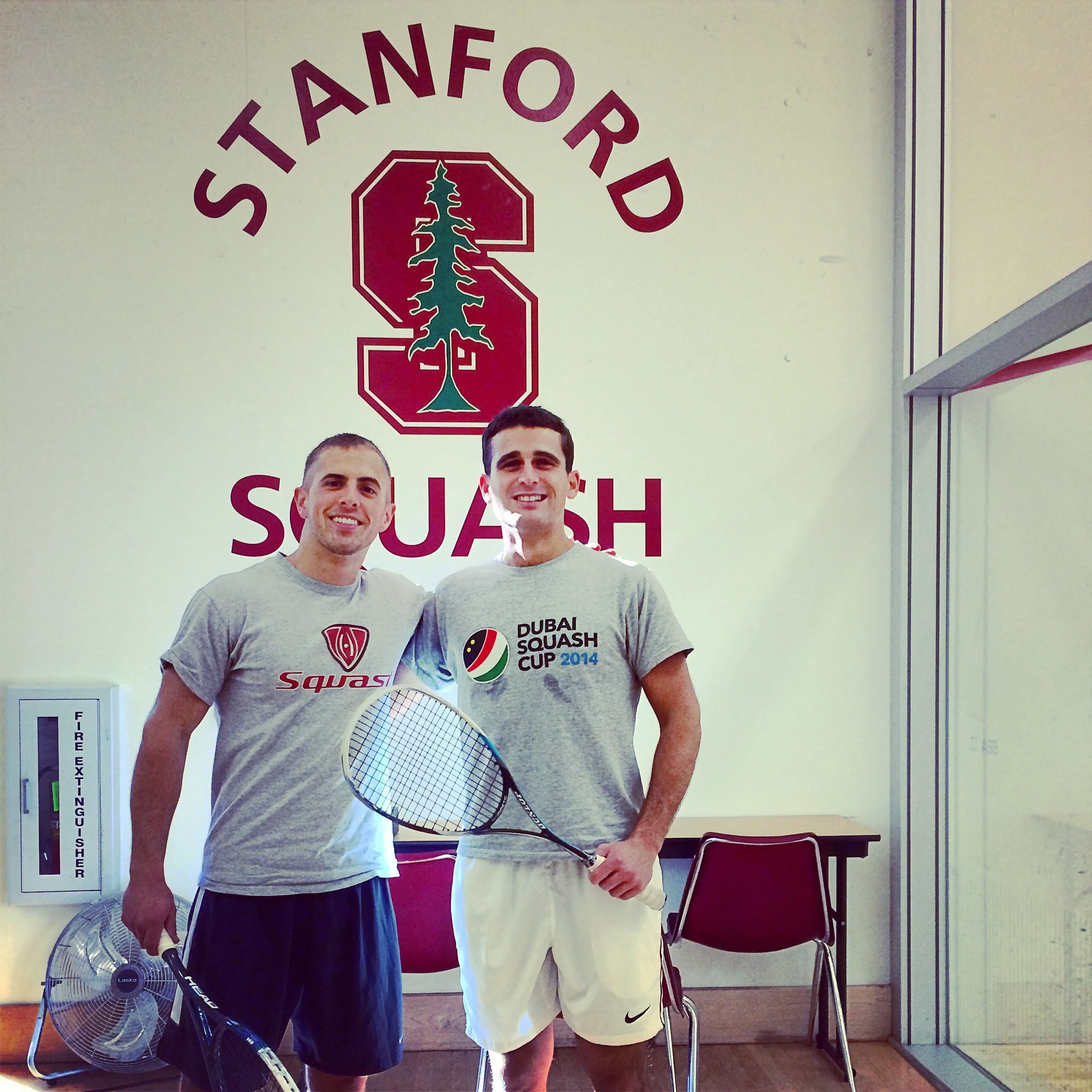 Lucky to train every day with a class act and budding squash stud Mark Wieland, Stanford's 2013 Captain and the latest American to turn pro 