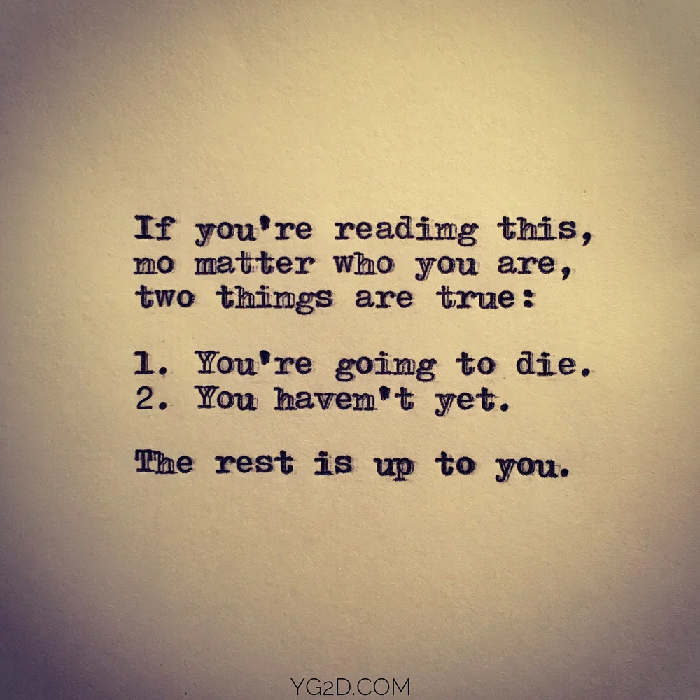 What Is You Re Going To Die Ned Buskirk