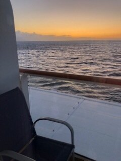 Cruising at sunset to our next port.jpeg