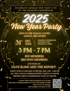 NY Eve at the Liederkranz!