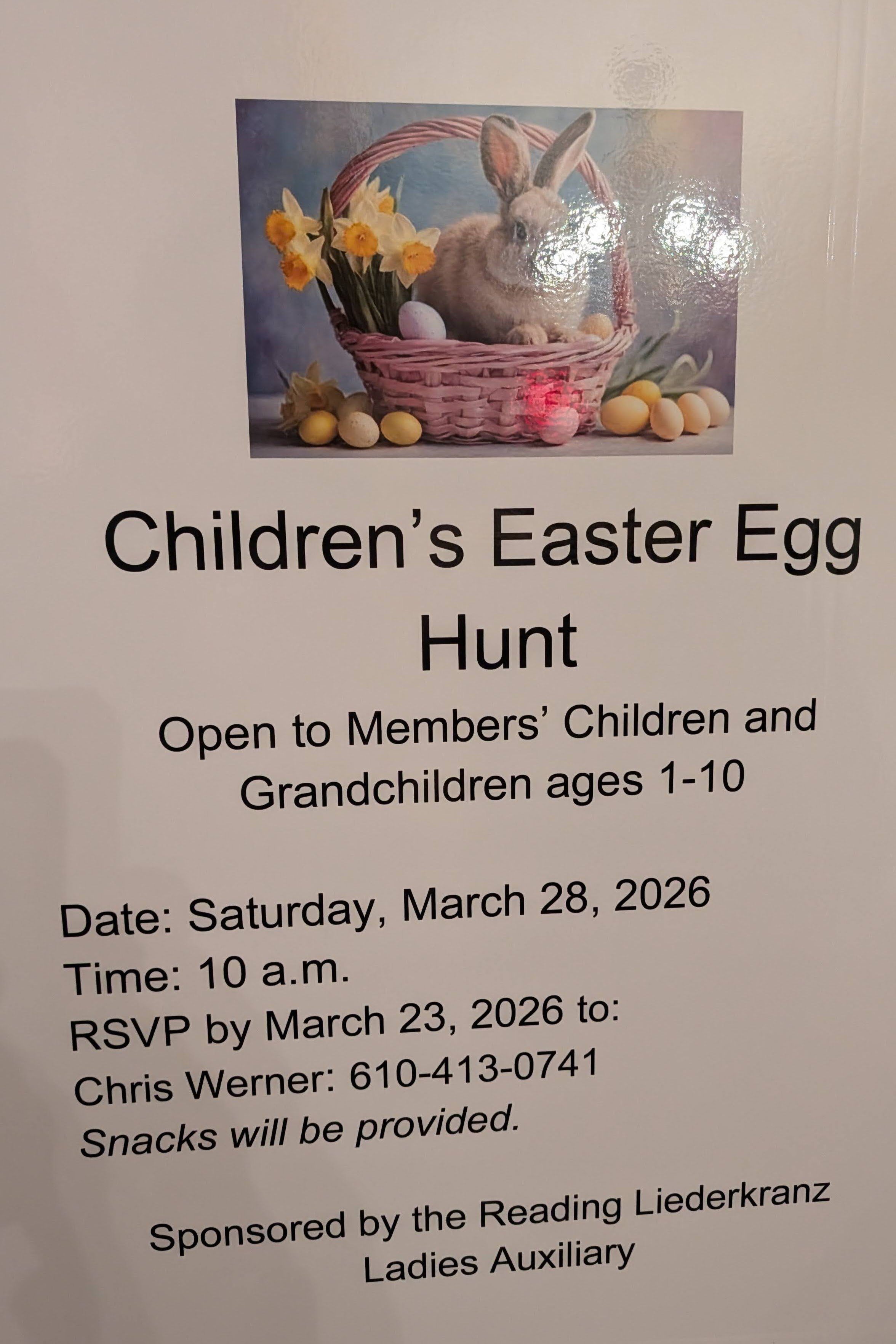 Ladies Auxiliary Childrens Easter Egg Hunt