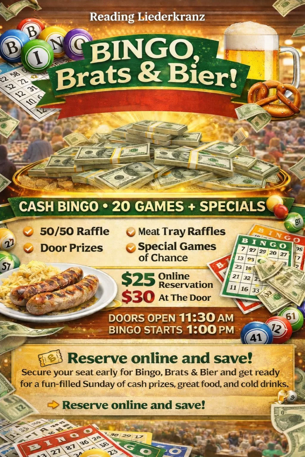 Bingo, Brats &amp; Bier! 