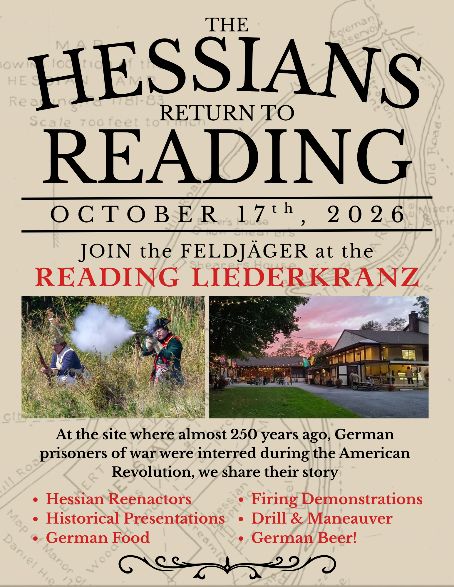 The Hessians Return to Reading!