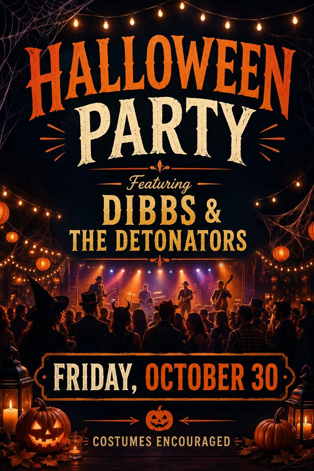 Halloween Party with Dibbs &amp; The Detonators!