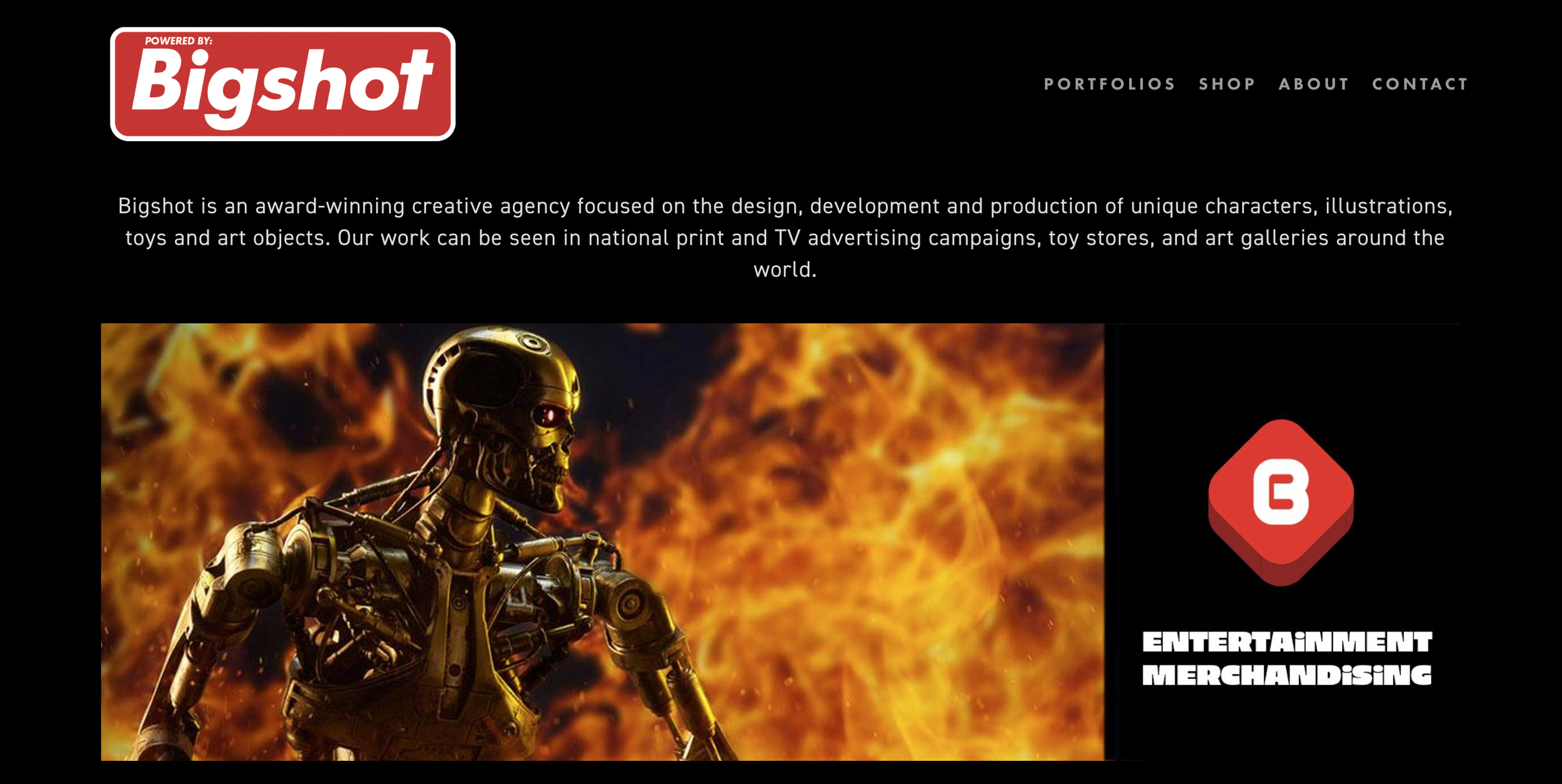 Bigshot Toyworks 🖥️ (Squarespace)