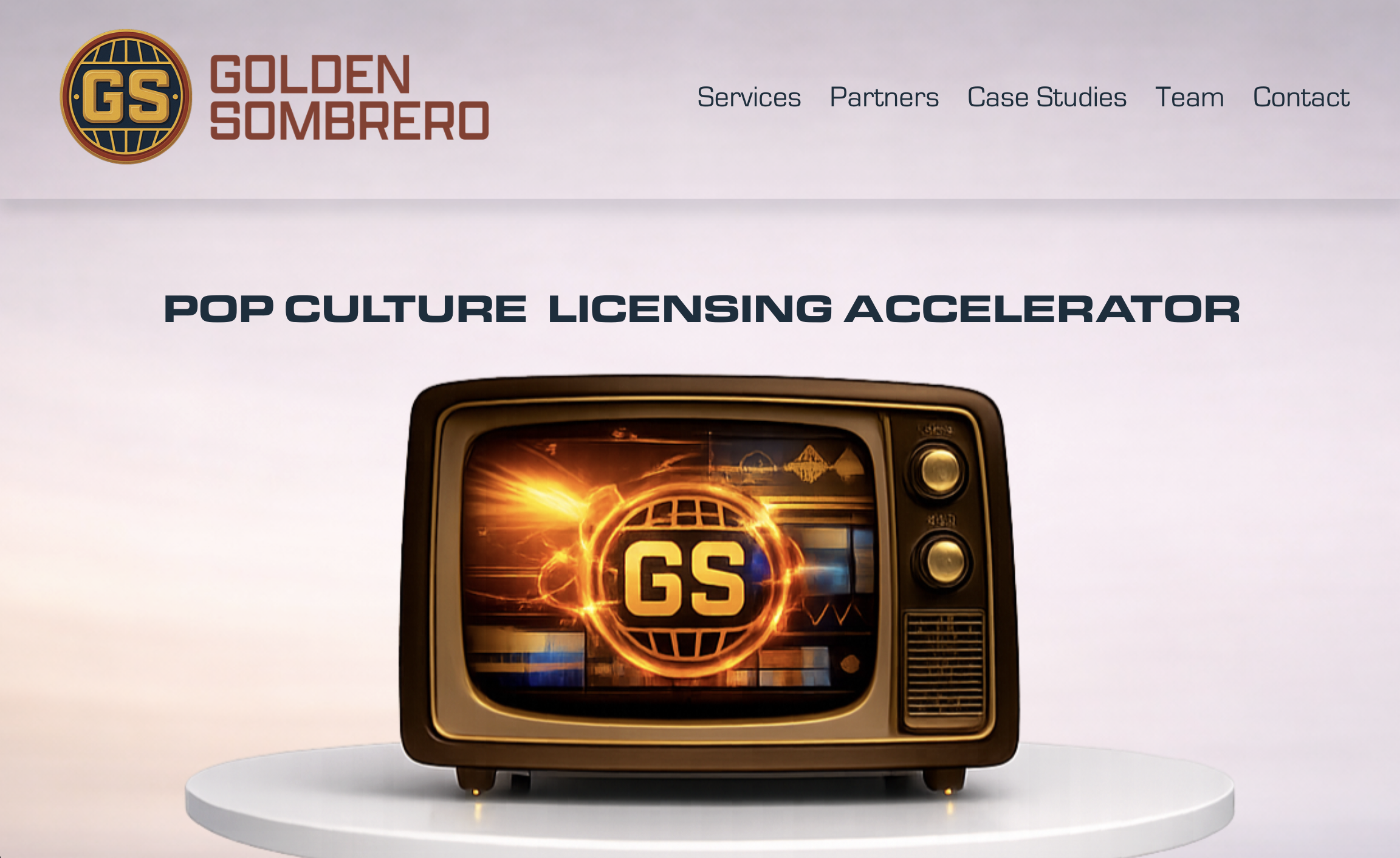 Golden Sombrero website homepage