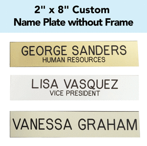 Custom Framed Name Plate – Colorado Eagles