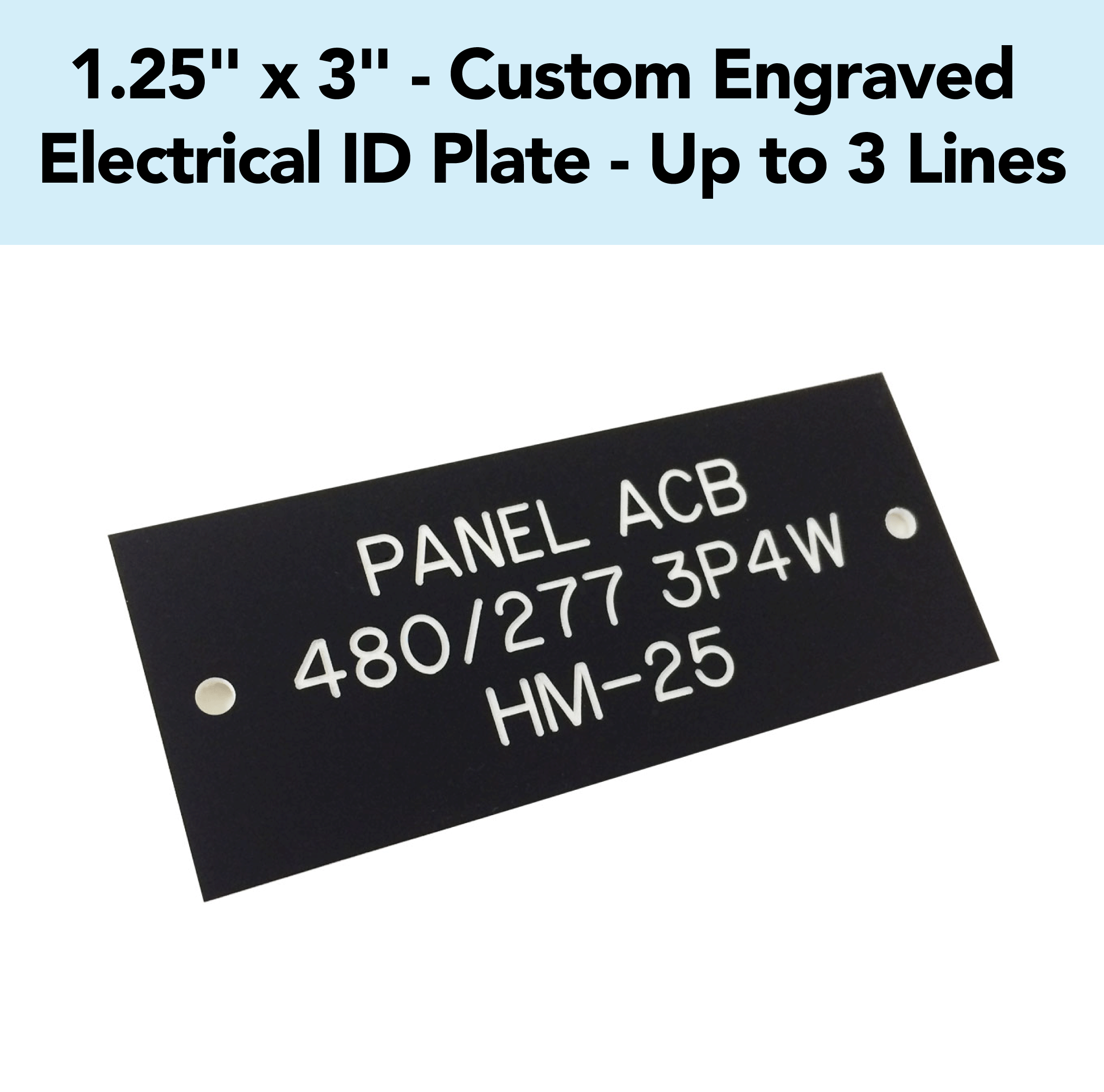 custom electrical labels