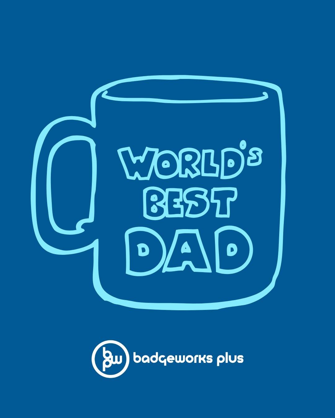Today, we celebrate the dads, grandpas, and father figures who lead with strength and love. 👔 Happy Father&rsquo;s Day from BadgeWorks Plus! 💙

From custom mugs to engraved keepsakes, we&rsquo;ve got gifts made to make him smile.

#FathersDay #Than