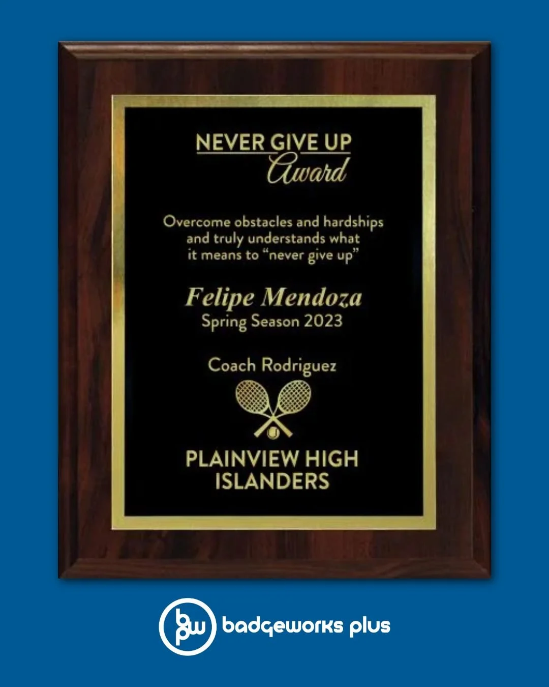Recognize achievements with a personal touch ๐ Our engraved plaques and awards are perfect for schools, businesses, or special events. Because everyone deserves to feel celebrated!
 #AwardsAndRecognition #ElPasoTX #BadgeWorksPlus