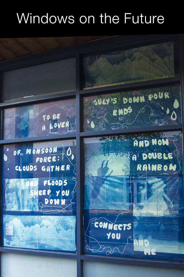  Monsoon Messages, Public Art Collaboration with Amaris Ketcham   Photo Credit, Amaris Ketcham 