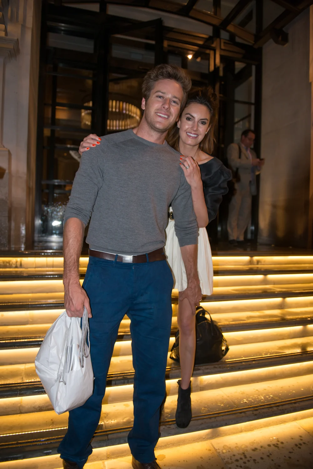 Armie Hammer and Elizabeth Chambers