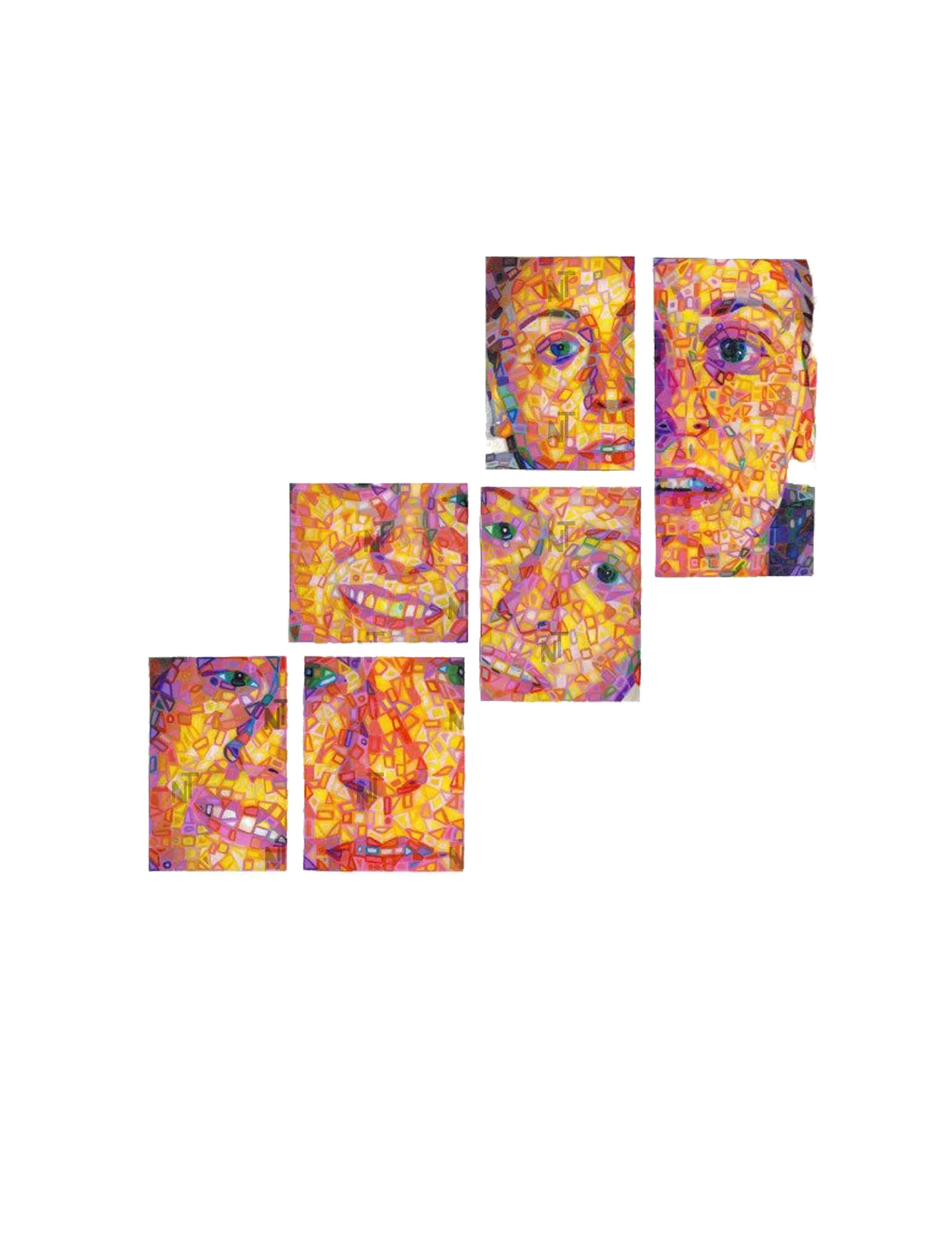 Pointalism Full Self Portrait