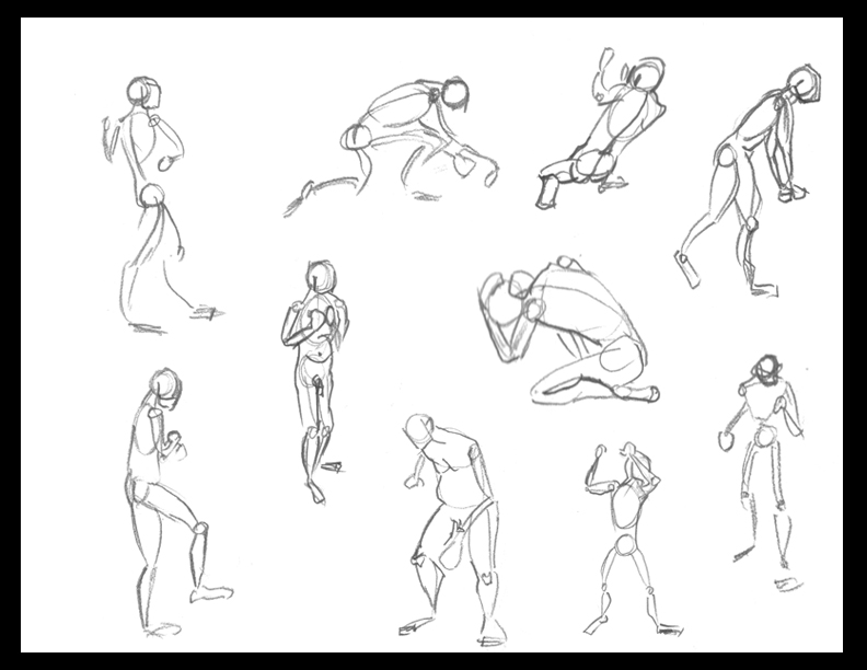 Gesture sketches
