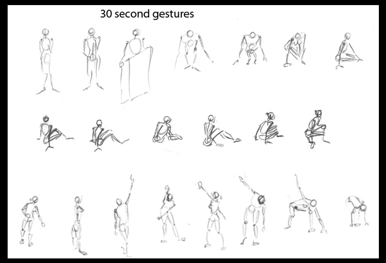 30 Second Gesture Sketches