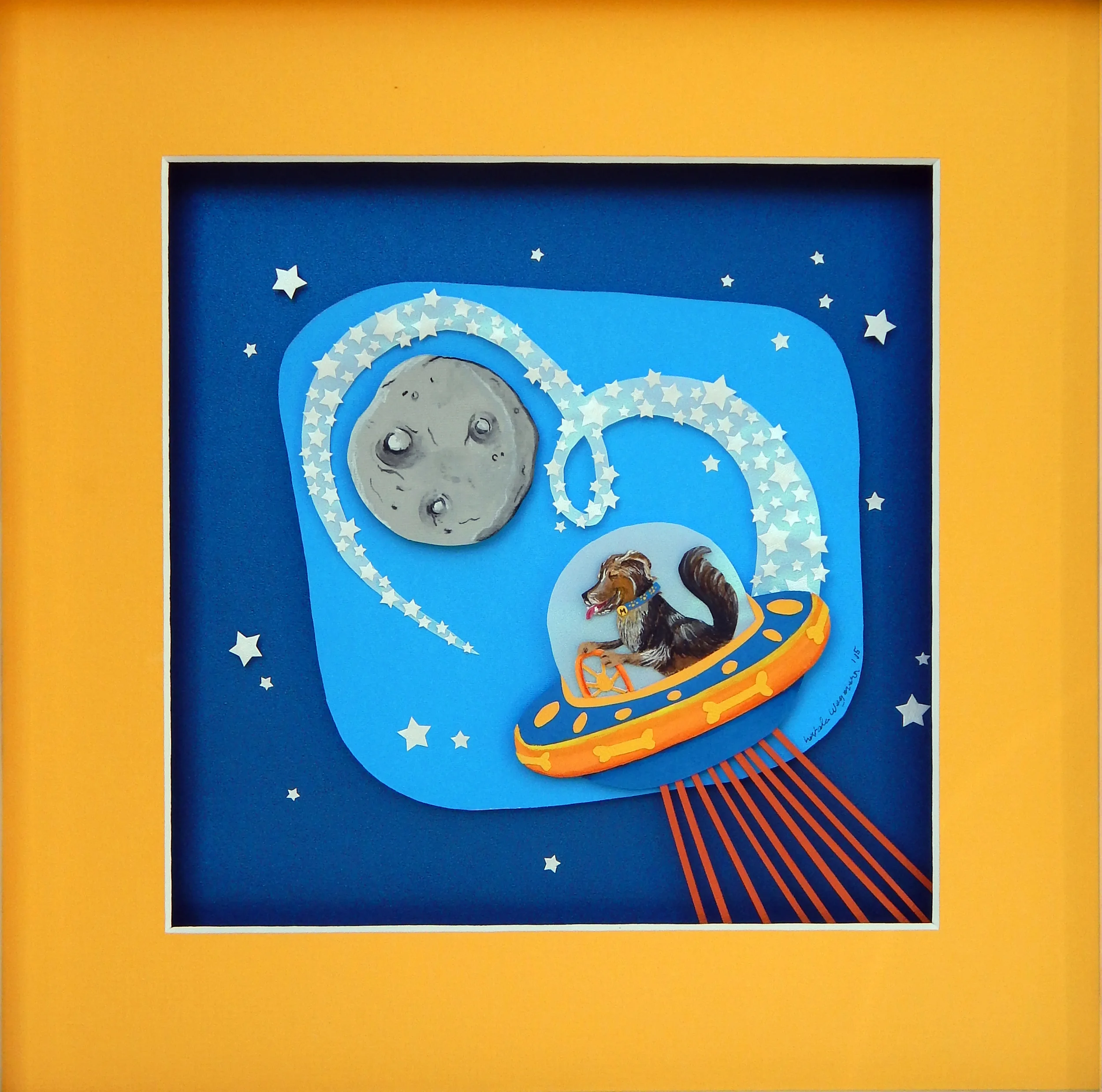 > Space Flight of Maz!! Love You to The Moon and Back