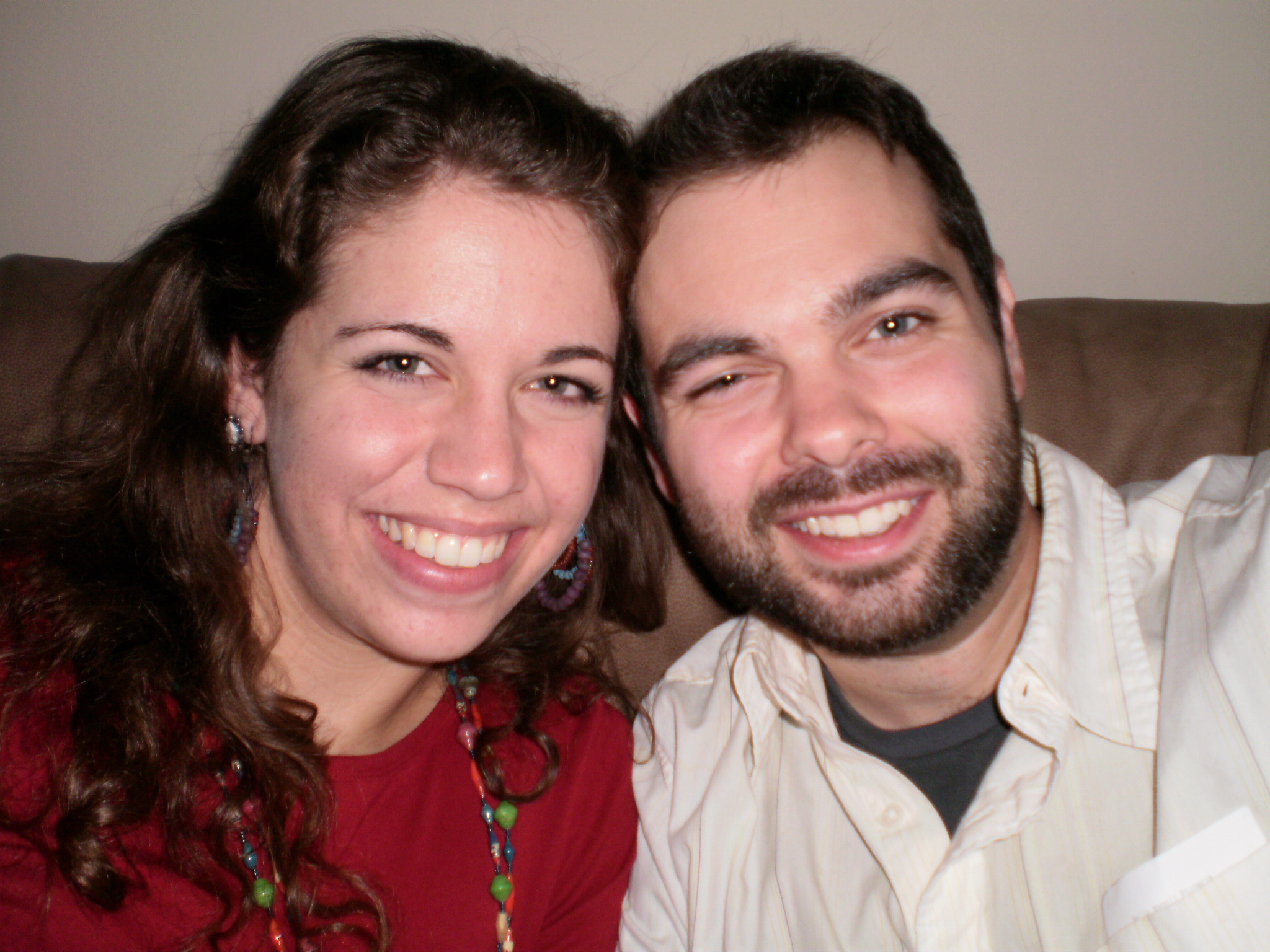 Our first picture as a couple! We are such babies!! 