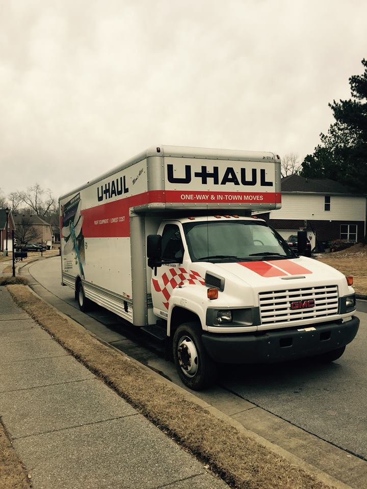 Our trusty U-Haul truck! 