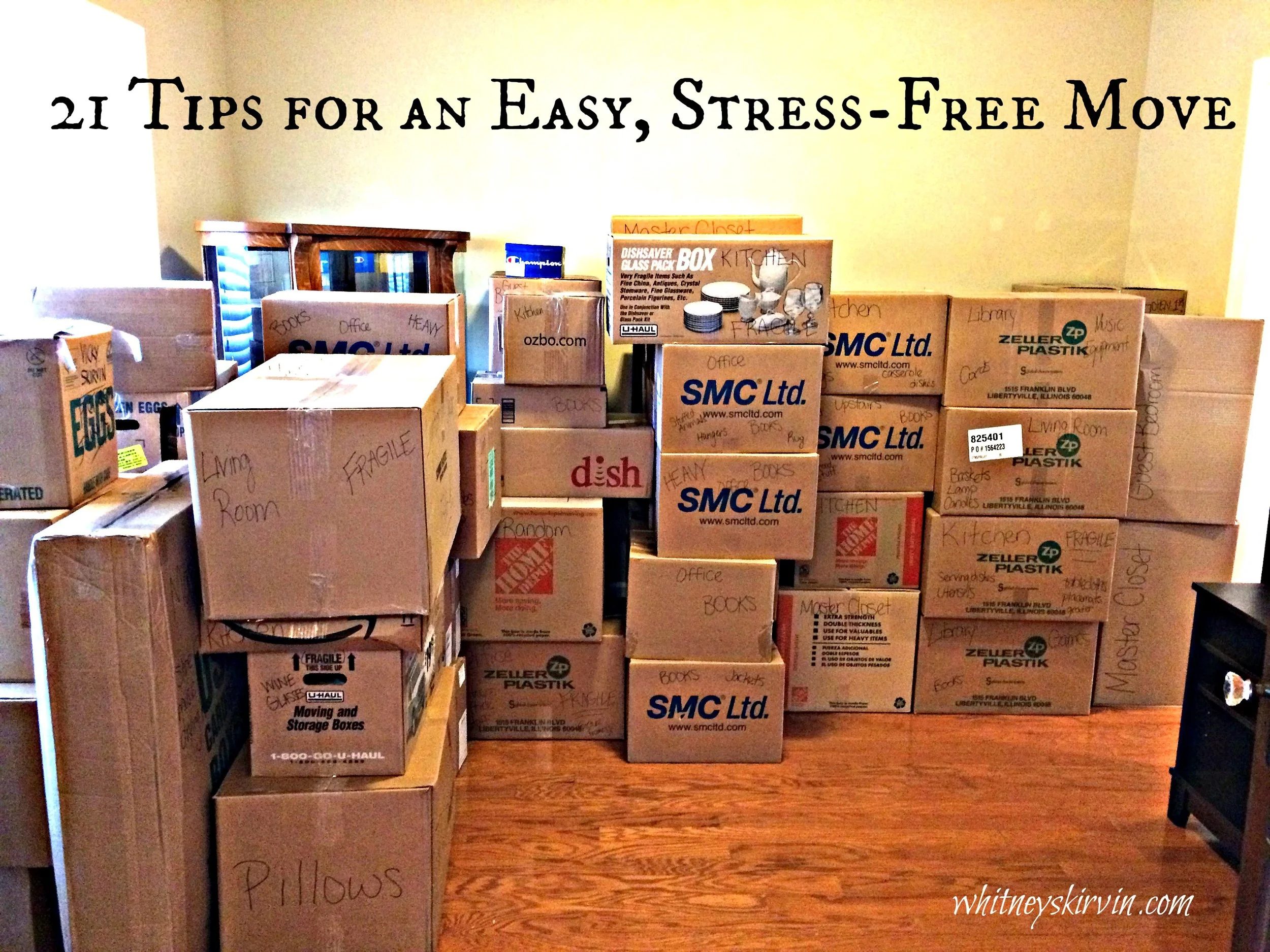 21 Tips for an Easy, Stress-Free Move 
