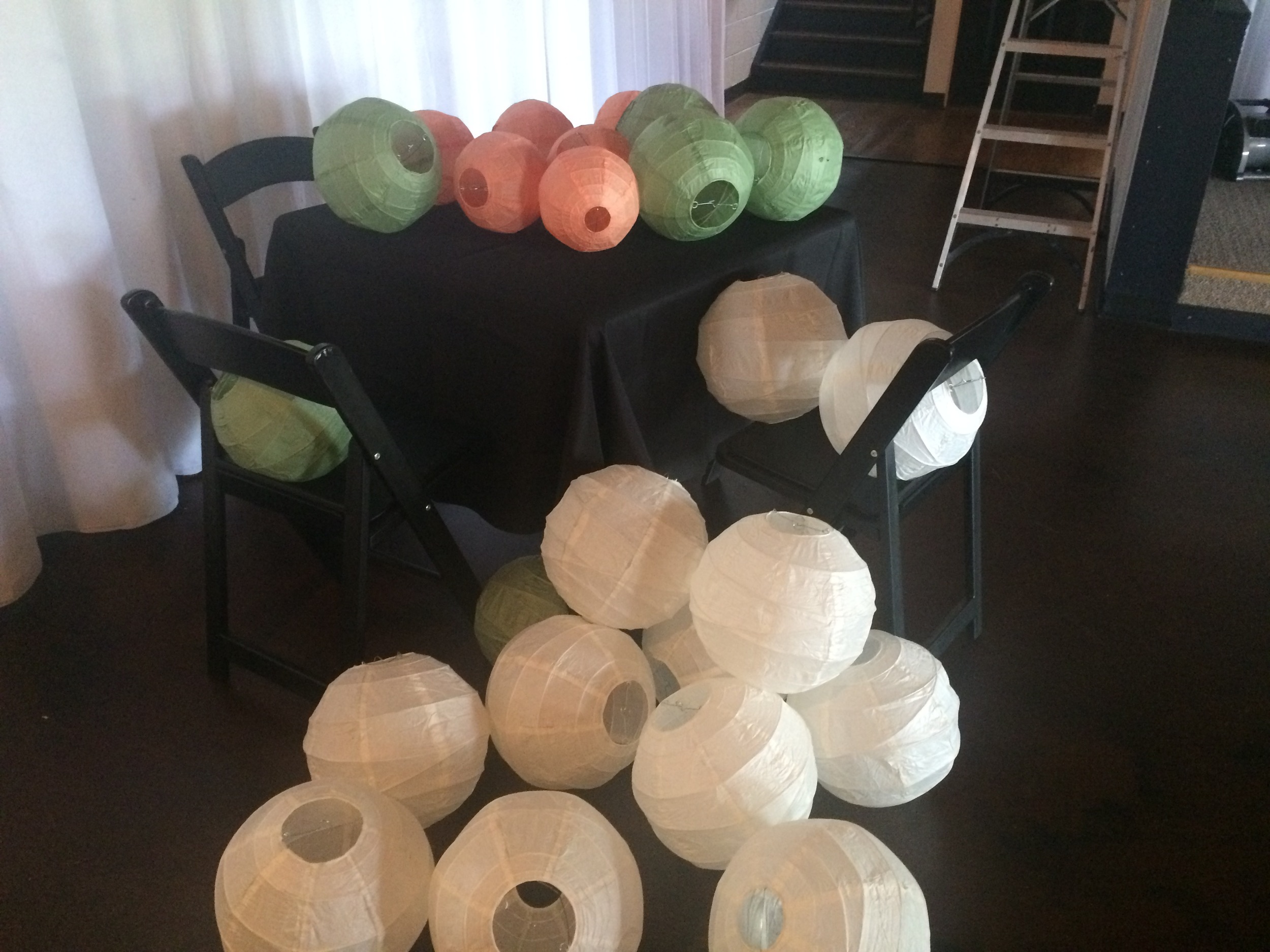 I put all of these together, and hung them up from the ceiling, myself!