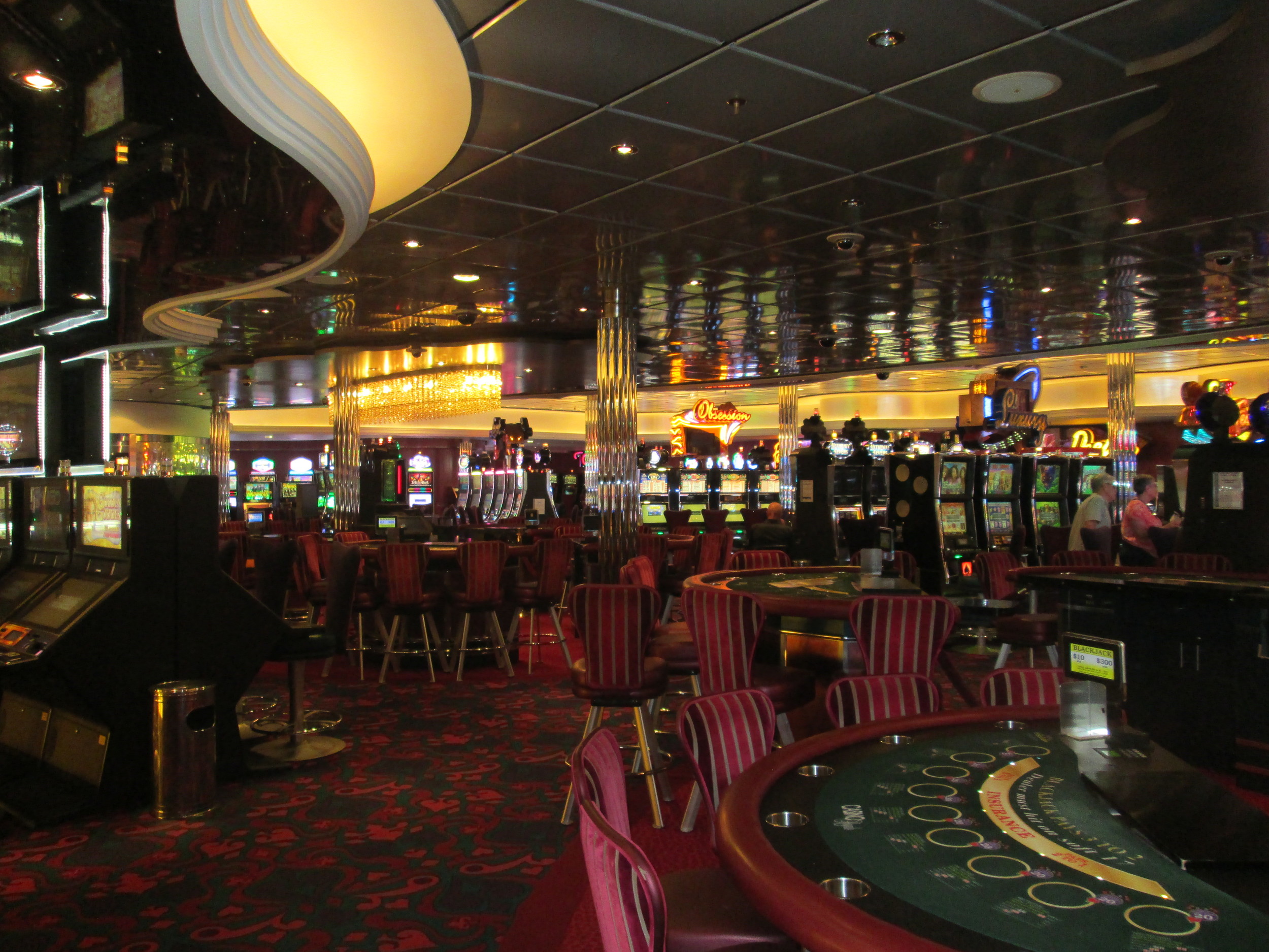 There is also a rather impressive casino on board if you are interested in hitting the slots