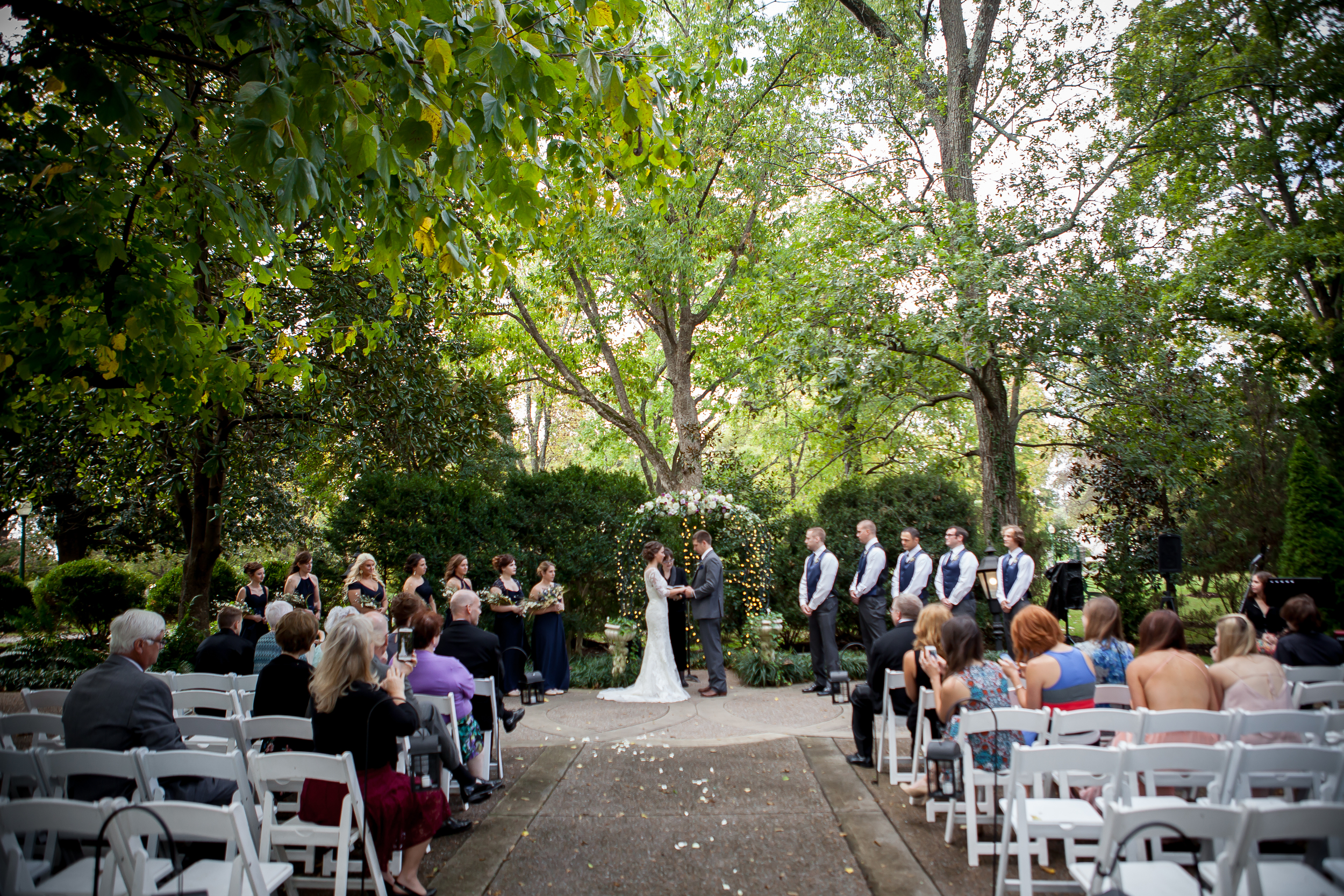The beautiful ceremony at Riverwood Mansion - Whitney Fletcher Photography
