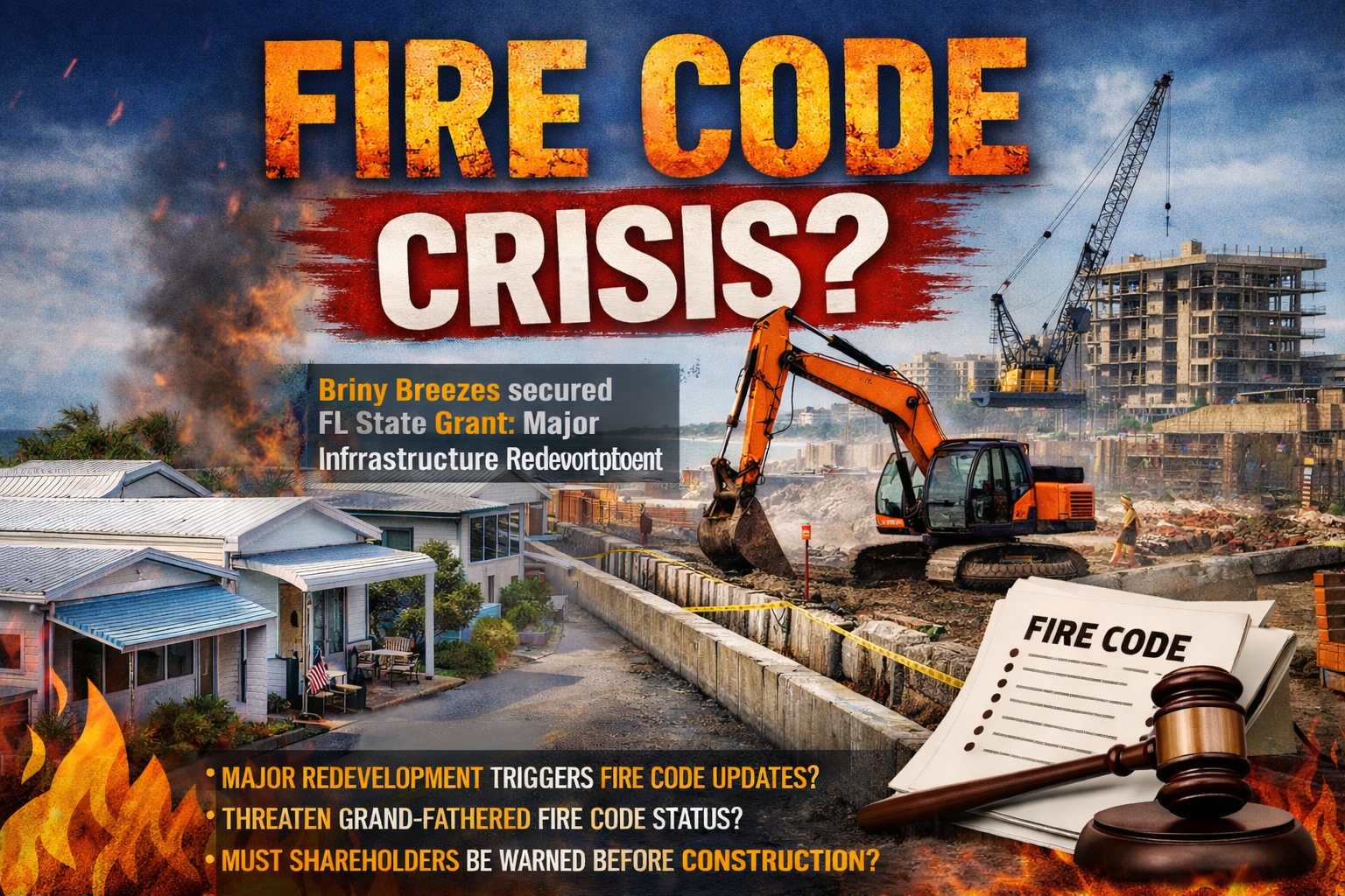 Are Briny Breezes Shareholders Being Led Into a Fire Code Crossroads?