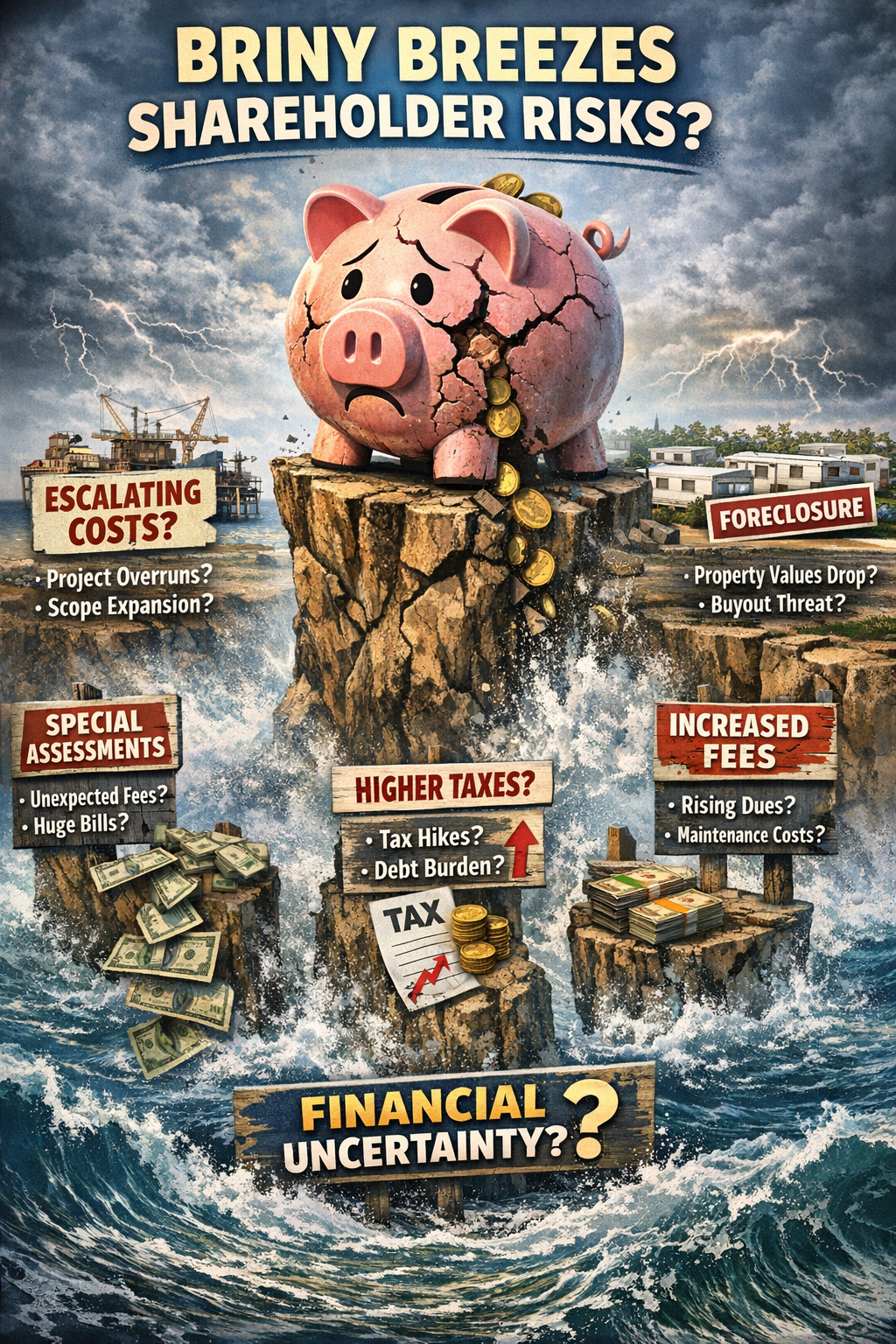 Briny Breezes Seawall Funding Raises Questions About Reserves, Oversight, and Long-Term Financial Exposure