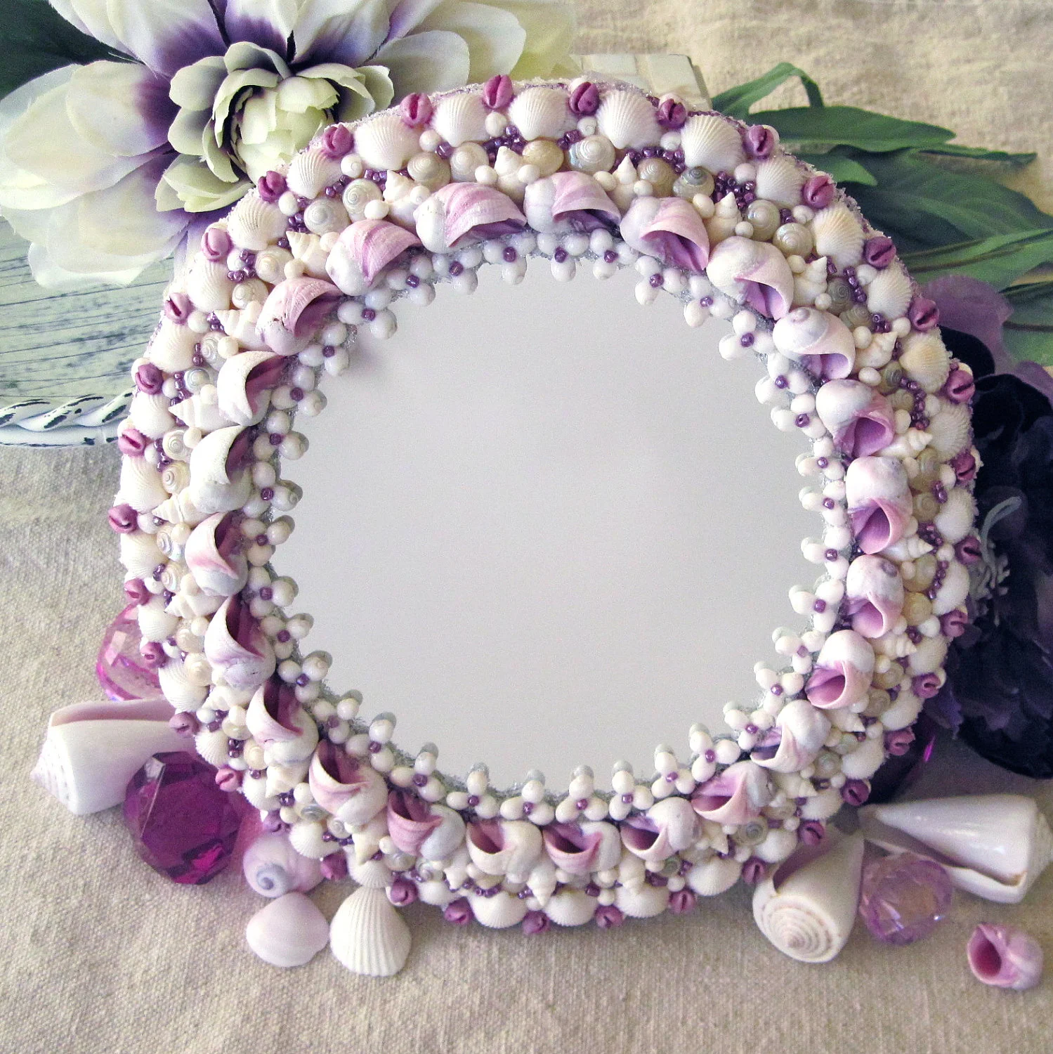 Lilac Surf Mirror