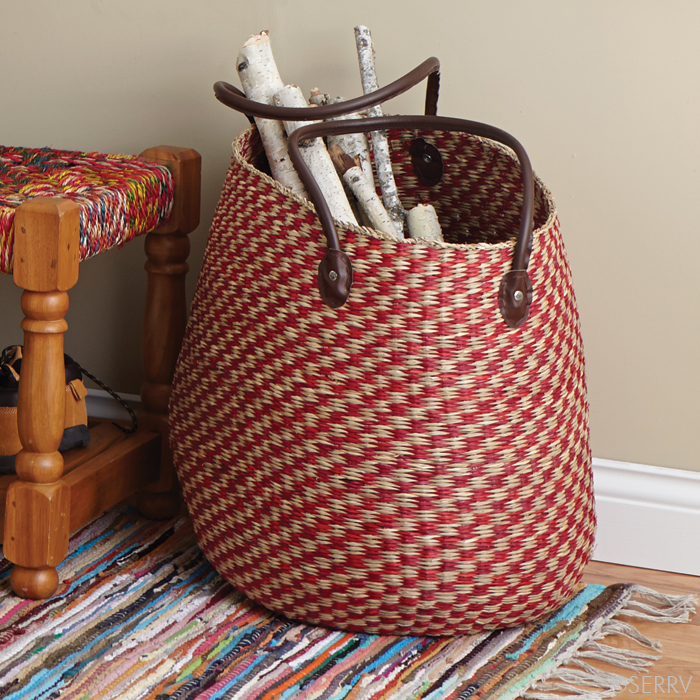 Cherry Checkered Basket from SERV - $68