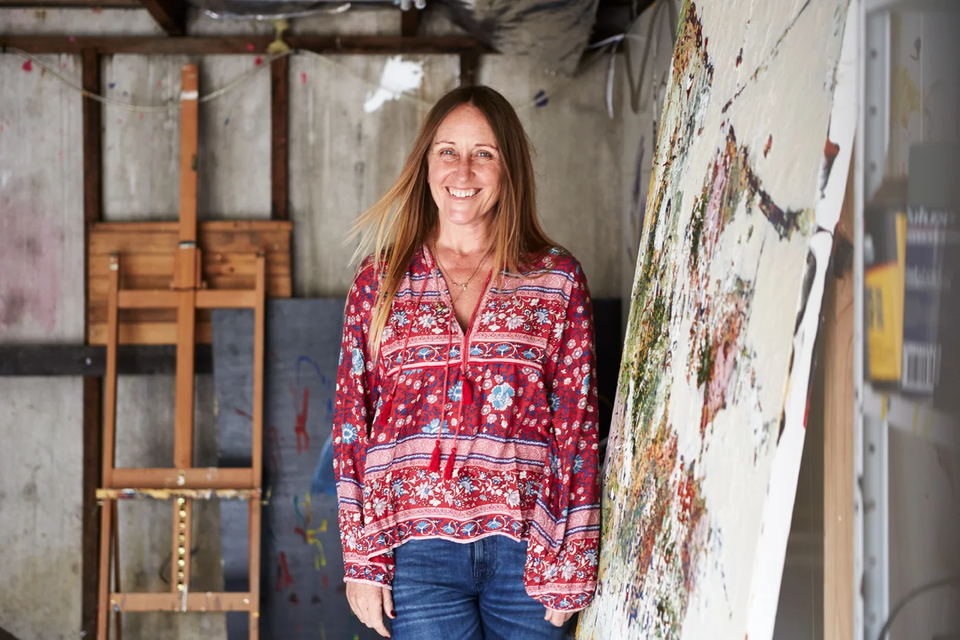 Tracey in the Studio for Hunter Hunter and House Perv. Image by Alex McIntyre