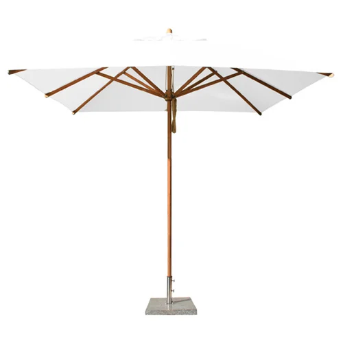 Bambrella Levante Bamboo Center Pole Commercial Umbrella — Bambrella
