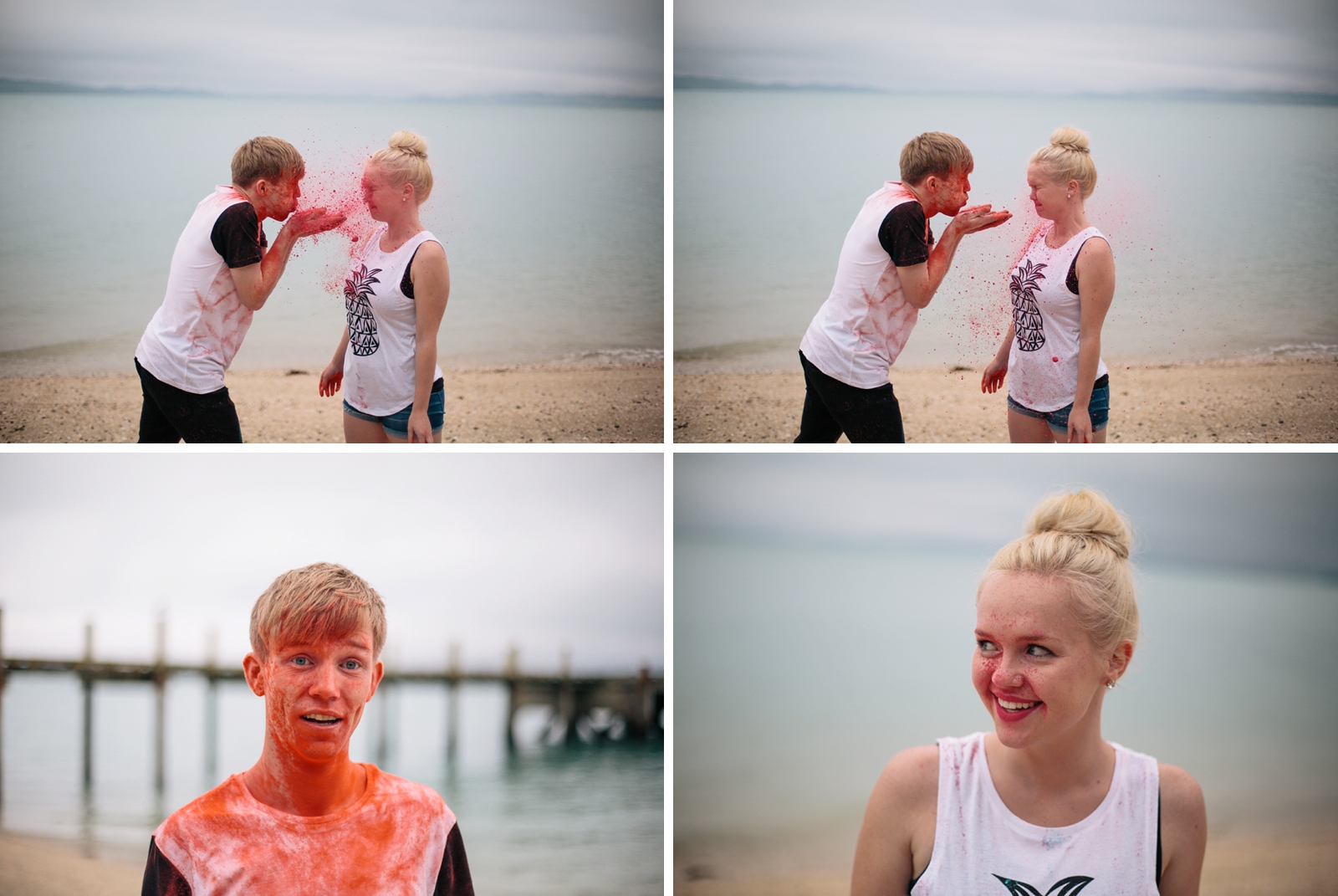 Adam and Darcie // Holi Powder Engagement Shoot by Patty Lagera Photography