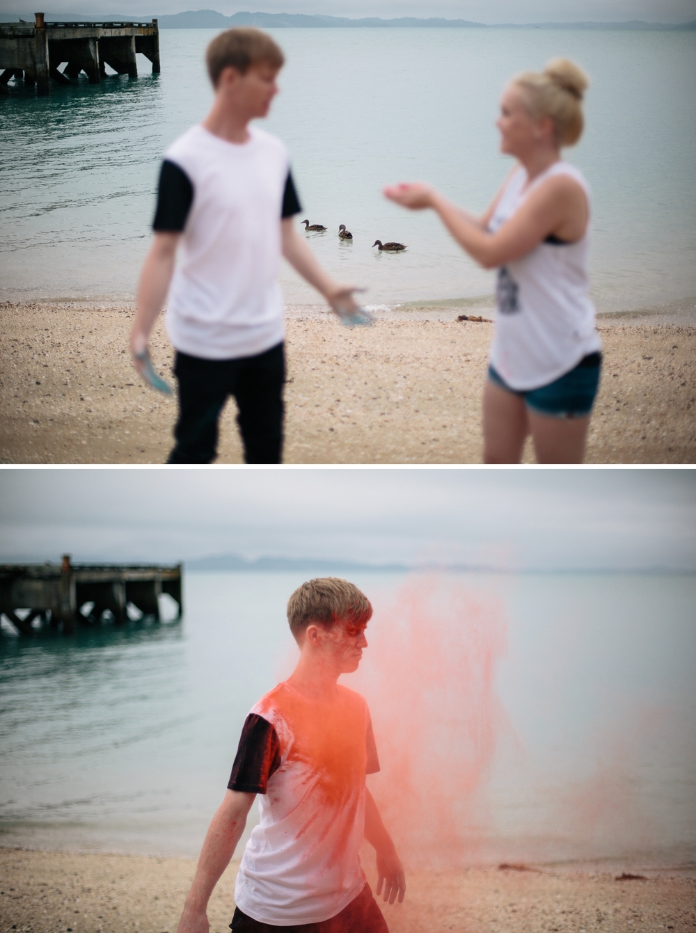 Adam and Darcie // Holi Powder Engagement Shoot by Patty Lagera Photography