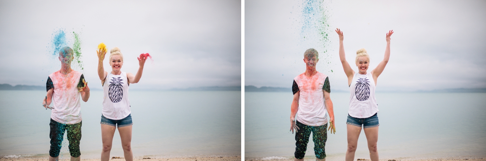 Adam and Darcie // Holi Powder Engagement Shoot by Patty Lagera Photography