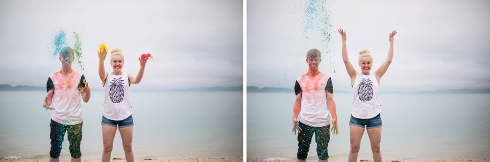 Adam and Darcie // Holi Powder Engagement Shoot by Patty Lagera Photography