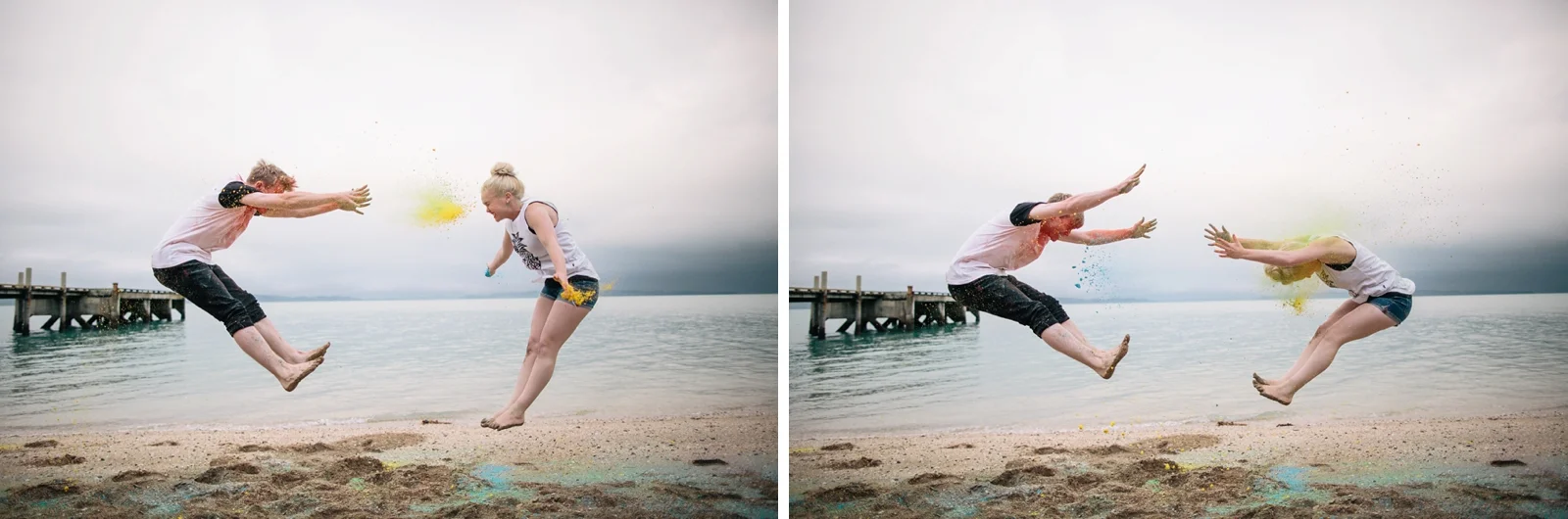 Adam and Darcie // Holi Powder Engagement Shoot by Patty Lagera Photography
