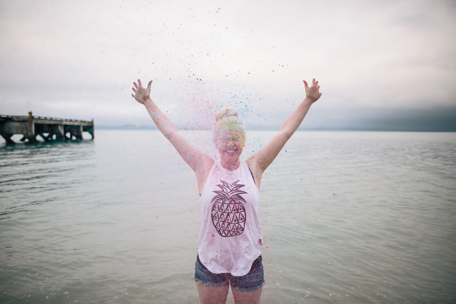 Adam and Darcie // Holi Powder Engagement Shoot by Patty Lagera Photography