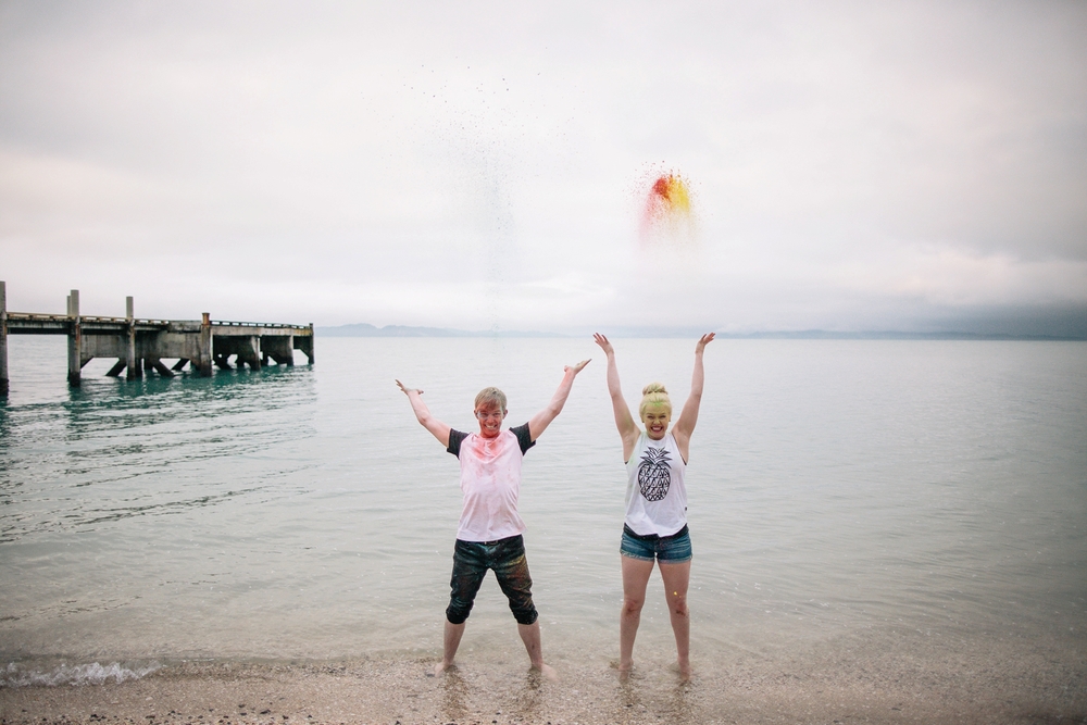 Adam and Darcie // Holi Powder Engagement Shoot by Patty Lagera Photography