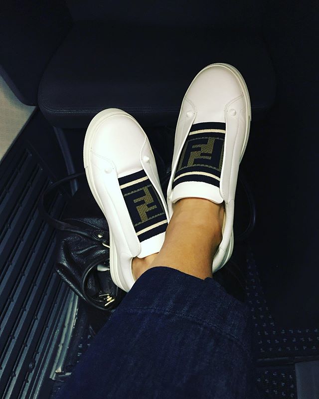 New gig. New shoes. Heading home from a fabulous trip to Dallas with @bethmillercollection and hostess with the most-ess @tiffanymckinzie!! #bethmillercollection #fendi #personalshopper #boston