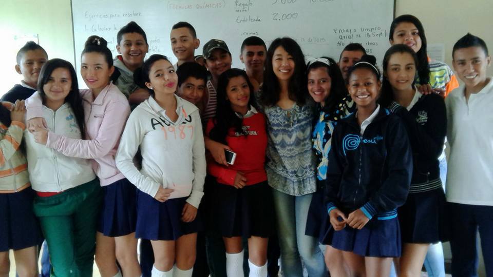 One of our volunteers in the two-year Bilingual Risaralda program, which was successfully completed in November 2015.