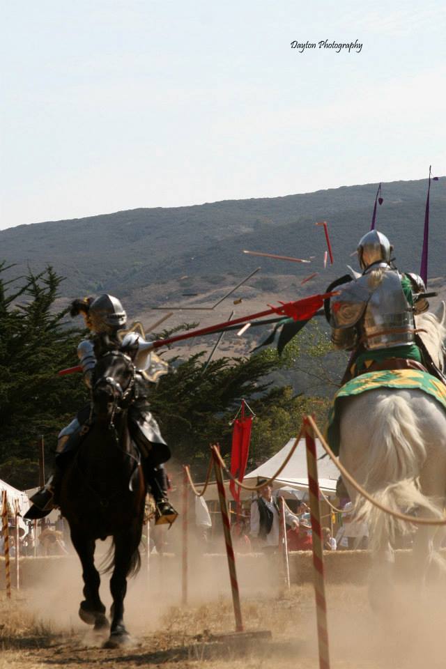 Jousting, yes, I said Jousting and that IS me on the left